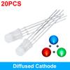 10/20/50pcs Multicolor 4pin 5mm RGB Led Diode Light Lamp Tricolor Round Common Anode LED F5 Light Emitting Diode Red Green Blue