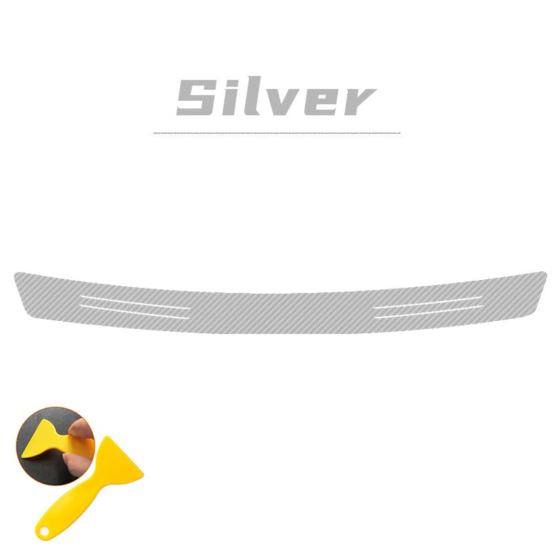 nlvc3 Carbon Anti Scratch Threshold Bumper For Mitsubishi Outlander 3 Ralliart Car Rear Trunk Protector Strip Sticker Car Accessories