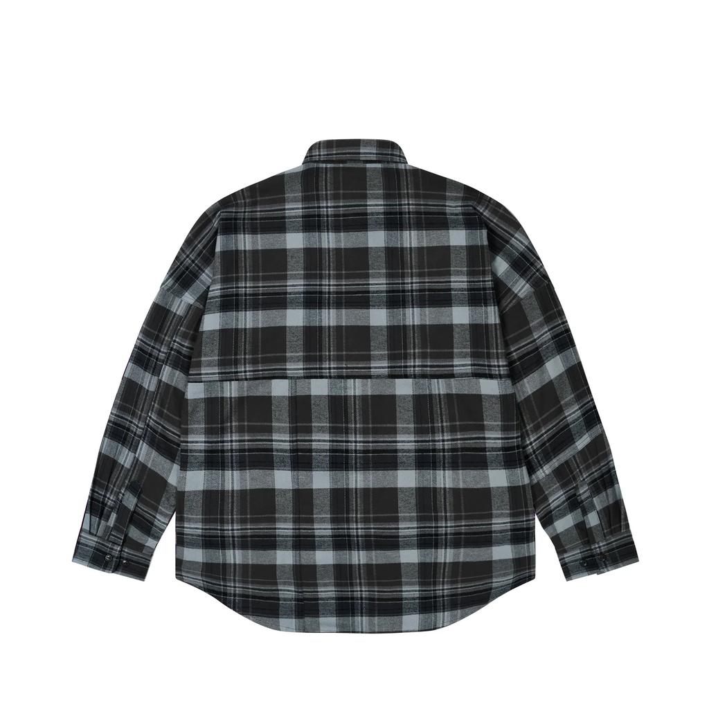 Palace Рубашка оверсайз Lumber Yak Patch Черный Унисекс Топы P29SHT025