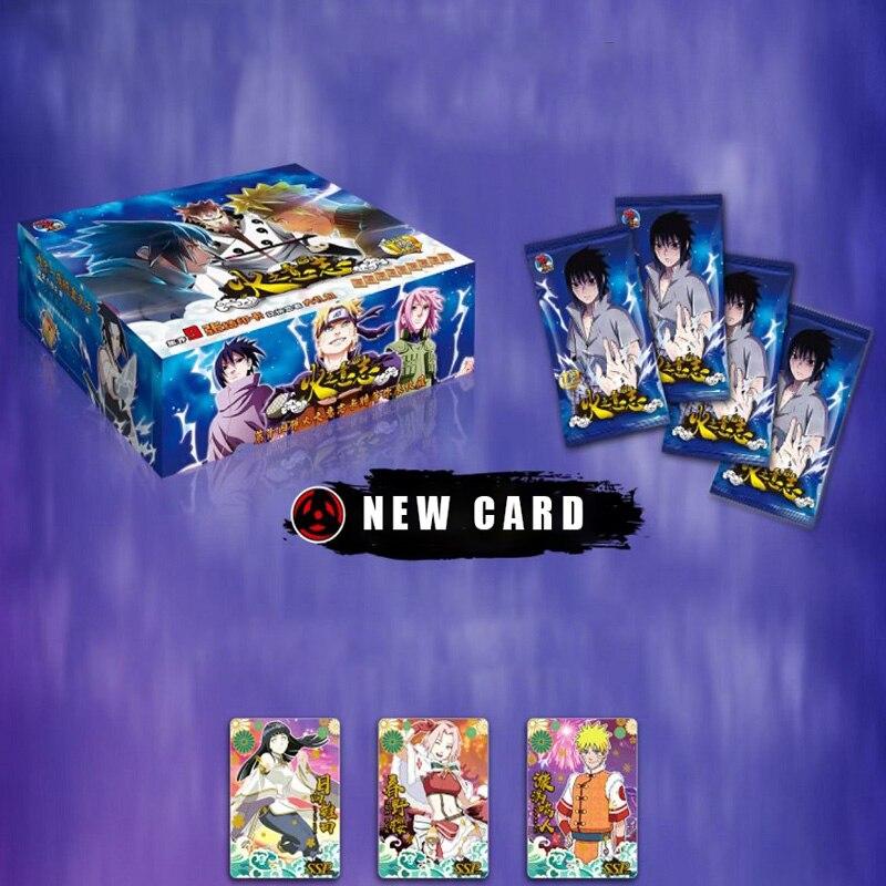 Наруто Аниме Коллекционные Карты Аниме Фигурки Игровые Карты Доска Детские Игровые Карты Наруто Аниме Коллекционные Карты Коробка Набор Игрушек Подарок
