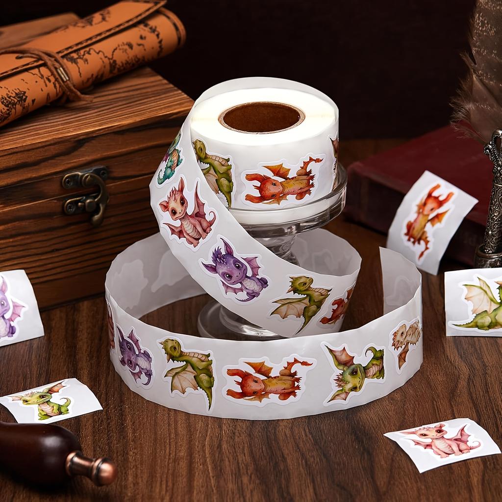 1 Roll Pack Animal Stickers Party Favor Tag Stickers