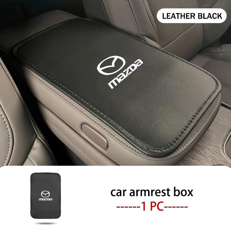 2025 Hot Car Center Console Covers Soft Armrest Mat Styling Accessories For Mazda 6 3 CX5 5 2 323 CX7 Demio Atenza Axela MX30 CX