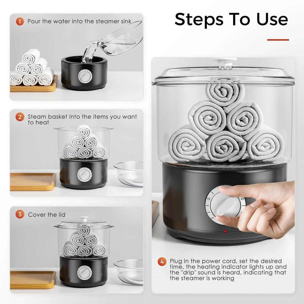 Быстрый нагрев СПА-полотенцесушителя, нагревателя для полотенец, отпаривателя для полотенец, дневного многоразового использования для маникюрного салона, парикмахерской и горячего бритья