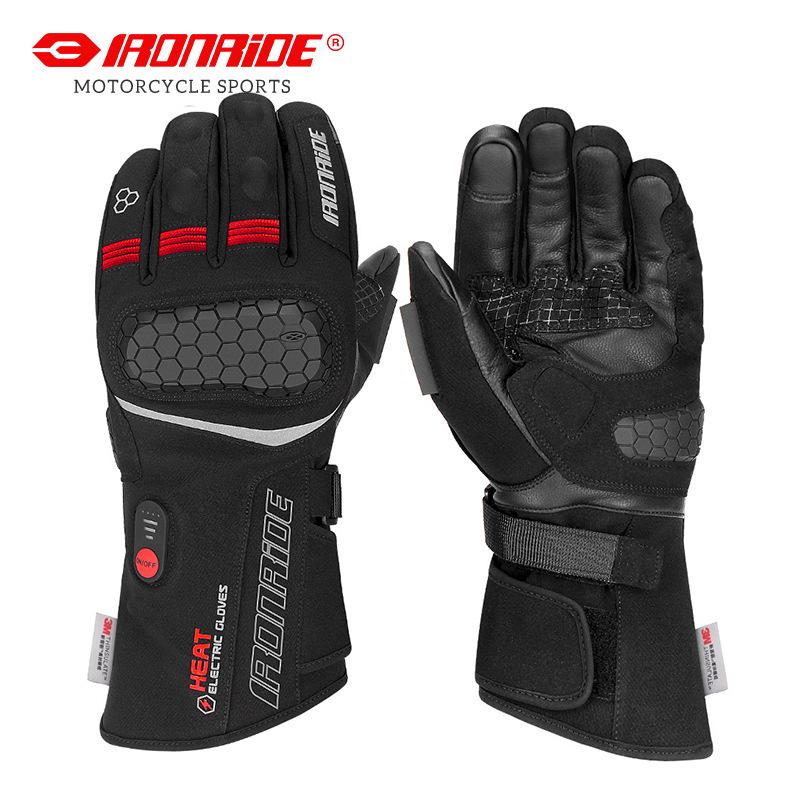 Motorcycle Heated Winter Gloves: Touchscreen, Thinsulate, Velvet-Lined for Skiing and Outdoor Use