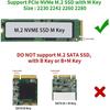 Адаптер M.2 NVME SSD на USB 3.1 PCI-E на USB-A 3.0 Внутренняя карта-конвертер Новый