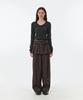 GROVE Marina Pants (Brown Check)