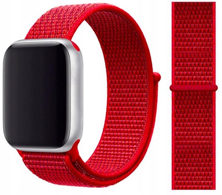 Strap For Apple Watch 1/2/3/4/5/6/7/8/9/Se 38/40 Red Material