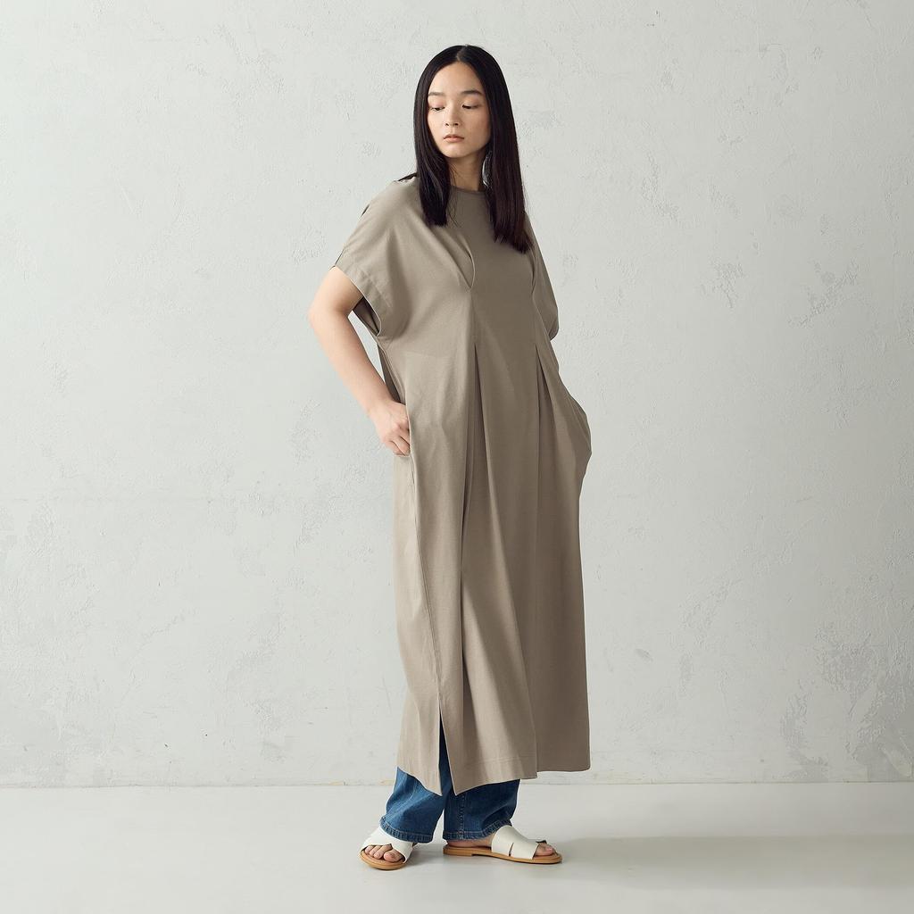 Платье Ca Tuck Греж F [Comme Ism] 12-34OO04-206