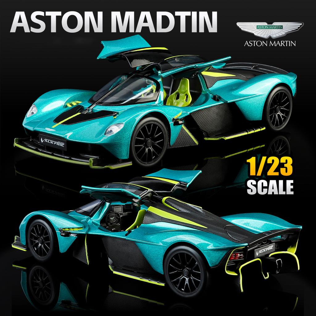 НОВЫЙ 1/23 Aston Martin Valkyrie Суперкар Сплав Модель Автомобиля Игрушка Литье под Давлением Металлическое Литье Звук и Свет Автомобильные Игрушки для Детей Транспортное Средство