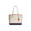 New Mollie Leather Tote Bag, Shopping Bag, Handbag, Shoulder Bag Women's White CB650-SVNP