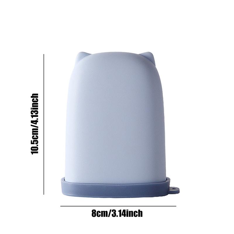 Soap Dish For Shower Small Waterproof Soap Holder With Silicone Cover Sealed Multifunctional Portable Soap Box