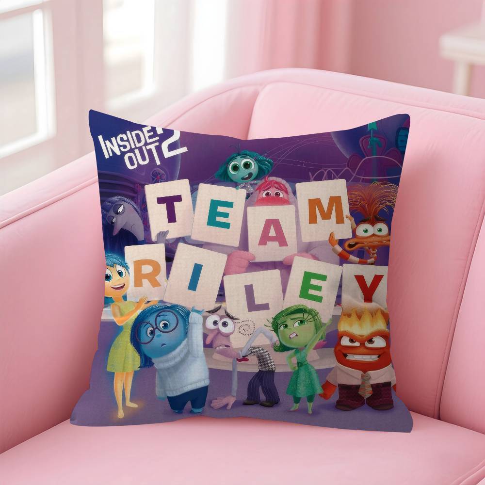 Movie cartoon IInside FUN Out Cushion Cover Inches Farmhouse Decor Home Throw Pillow Covers for Couch Decorations