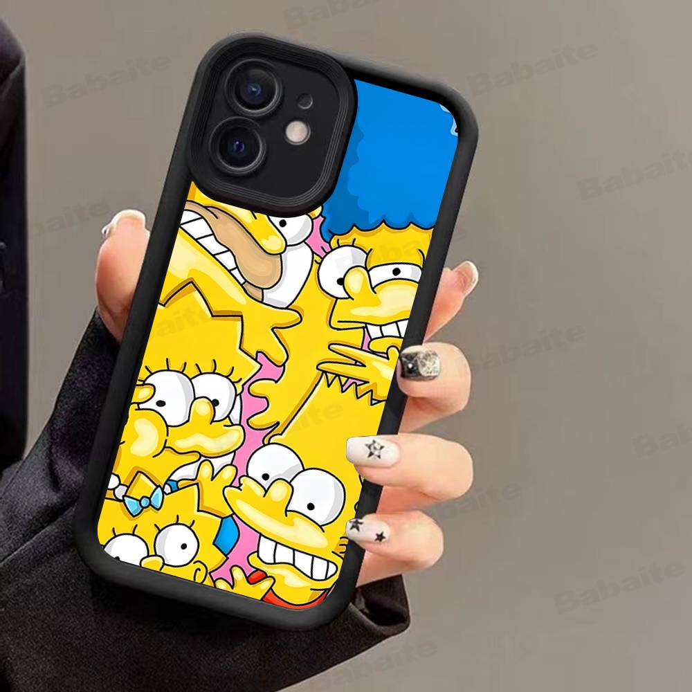 Смешной мультяшный S-Симпсоны Для IPhone 17 16 15 14 13 12 11 Pro Max Plus Чехлы для телефона