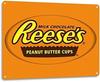1тЖстяная табличка Табличка Reeses Cups Металлический декор Настенное искусство Кухня Магазин конфет A591 Жестяная табличка Металлическая жестяная табличка Декор Железная живопись Designab