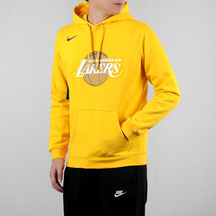 Nike Sweatshirts Men's Amarillo Yellow Hooded Moderate Regular CD3239-728