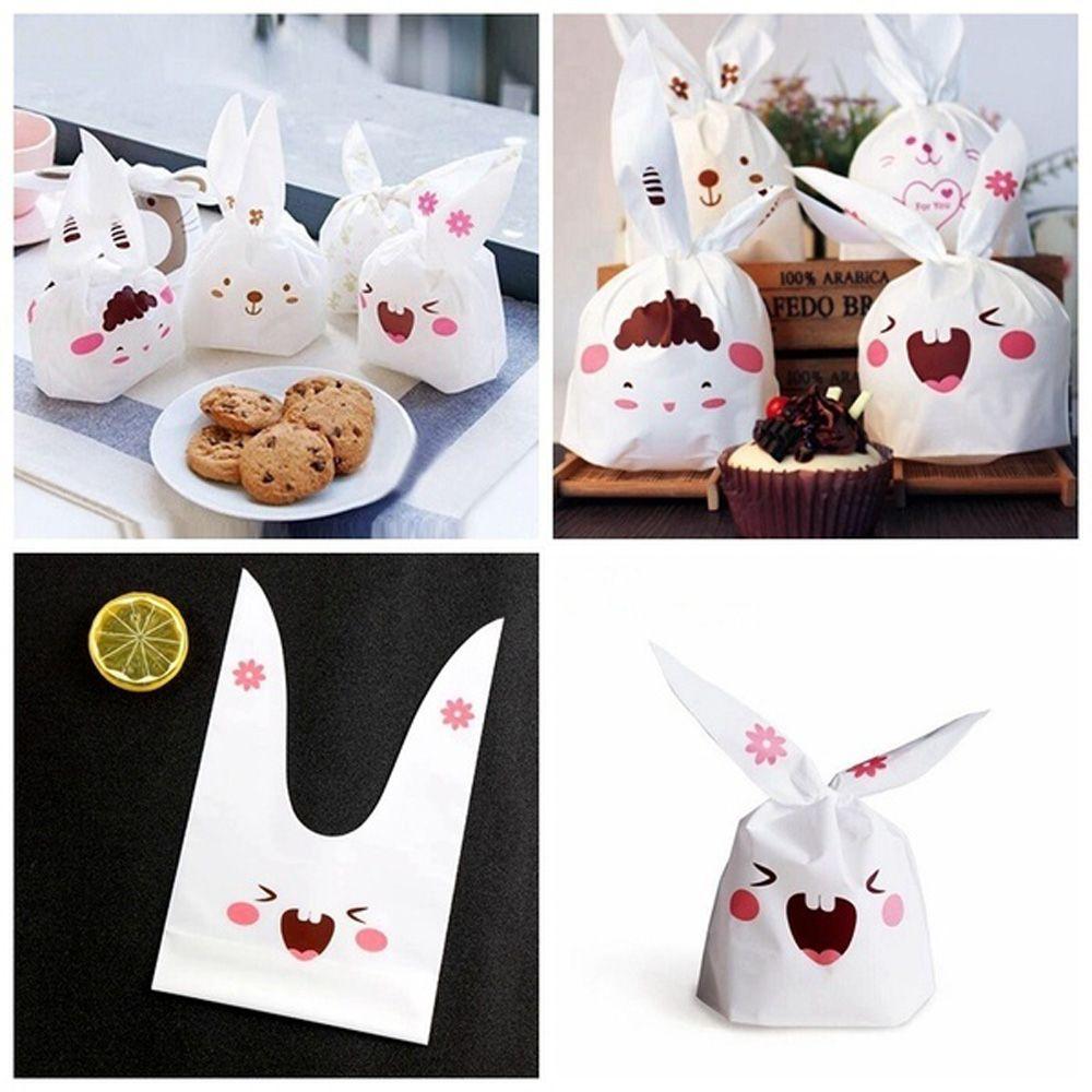 Украшение Праздничные принадлежности Карман для хранения Упаковка для печенья Пасхальный кролик Конфетный пакет Пакеты для печенья с кроликом