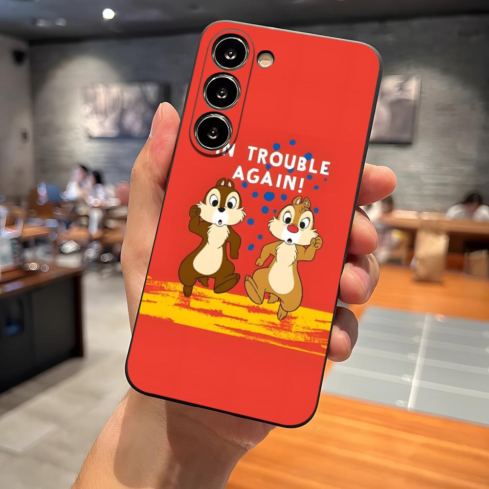 Чехол для телефона C-Chip 'n' Dale для Samsung S23 Ultra S24 S22 S20 Fe S21 Plus Galaxy A54 A34 A24 A53 A13 A13 Back Cover