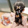 Girls' Handmade Three-dimensional Gradient Butterfly Hairpin Hairpin Antique Style Side Clip with Broken Bangs