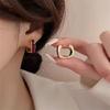 Модные корейские эмалевые серьги-кольца для женщин и девушек, подарочные украшения оптом