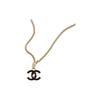 Ожерелье с логотипом Double C Женское ожерелье Черное ABC871-B15988-NV899