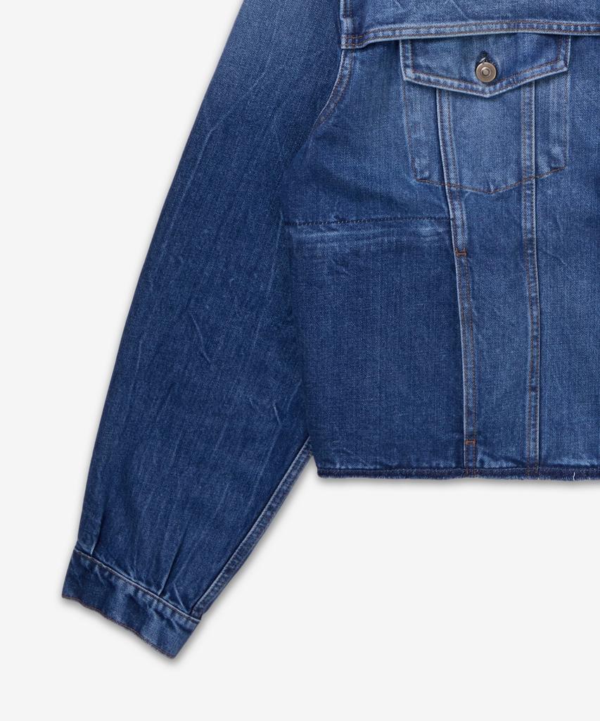 Maison Margiela Distressed Denim Jacket - Blue / S50Am0648S30561986