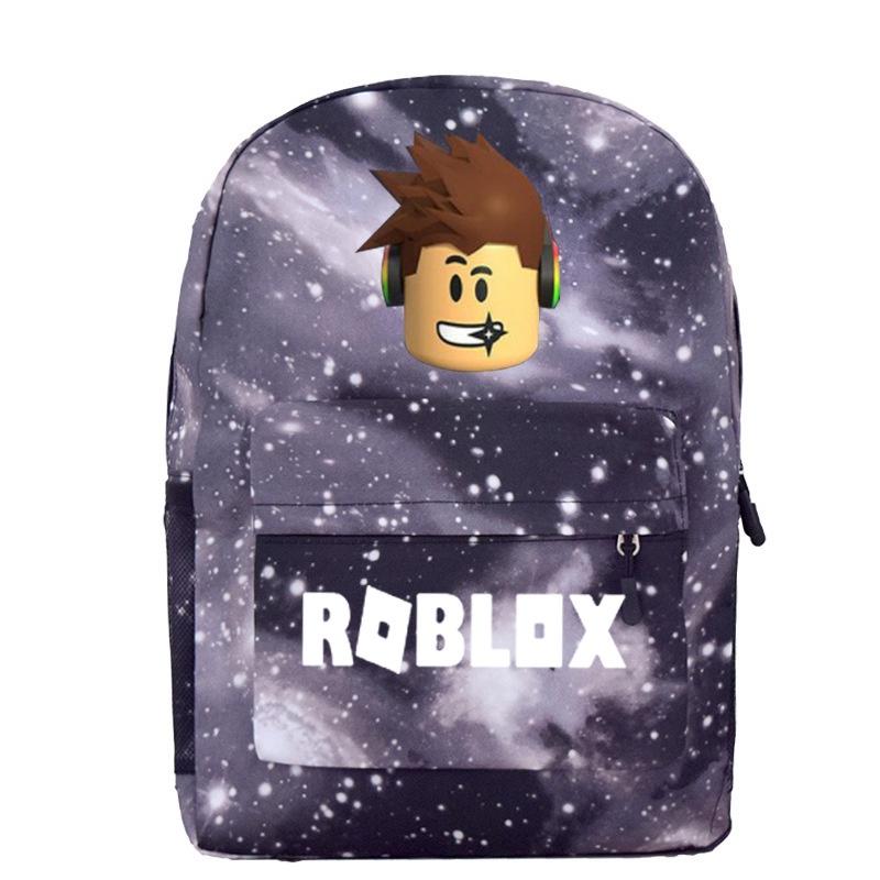 Roblox School Backpack Student Canvas Bag Boys Casual Outdoor Climbing Backpack