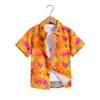 Boys Beach Hawaii Shirt Short Sleeve Button Down Comfy Loose Breathable Summer Holiday Shirt Clown Print Tops Collar Shirts