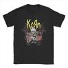 Мужская рок-футболка с группой Korn, 100% хлопок, одежда, потрясающая футболка с коротким рукавом и круглым вырезом, летние футболки