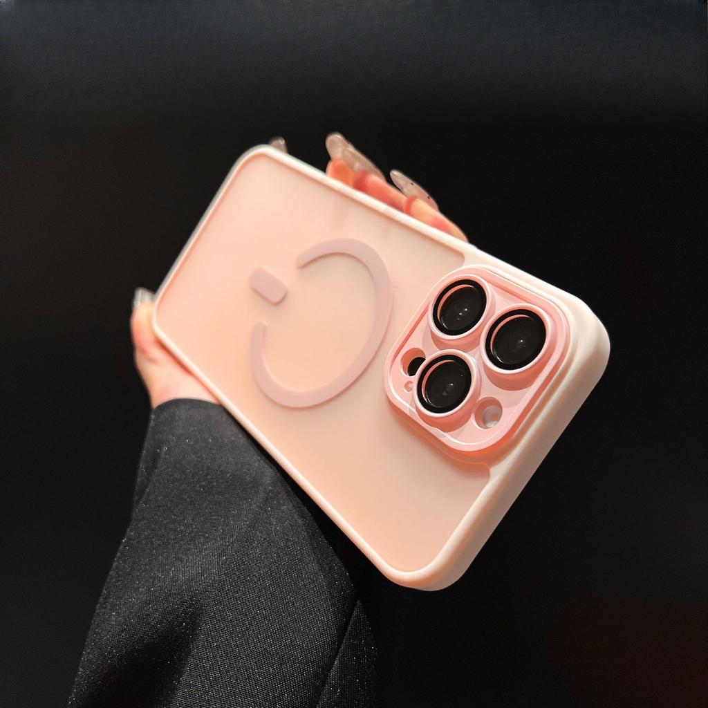 Applicable To Apple 16ProMax Matte C-shaped Magnetic Suction Phone Case IPhone 15 Skin-friendly and Anti-fall 14 Protective Case