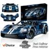 New 1466Pcs Technical 42154 Building Blocks Blue GT Race Car Assembly MOC Model Set Vehicle DIY Assembly Toy Adlut Birthday Gift