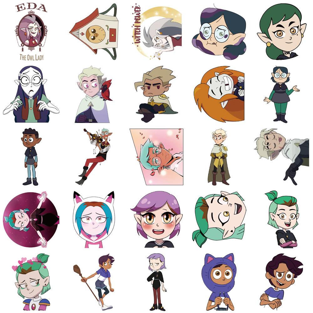 100 шт. новые милые наклейки с изображением совы для ноутбука, бампера, автомобиля, велосипеда, багажа, гитары