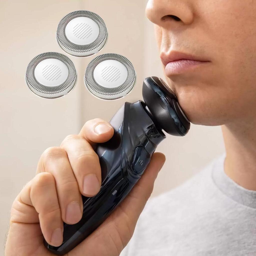 Bobblei Universal HQ4 3 шт. Запасные головки для бритвы с более острыми лезвиями для электробритвы Philips Norelco HQ56 HQ55 HQ4+ HQ3 Reflex Plus HQ6843