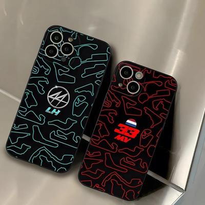 Чехол для мобильного телефона Apple iPhone14Promax с рисунком Racing F1 33 44 16. Чехол для мобильного телефона отправлен с фотографии.