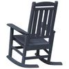 Garden Swing Chair Navy Blue 92 x 70 x 108 cm HDPE
