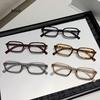 Ultra Light Anti Blue Light Eyeglasses Black Frame Female HD Presbyopia Eyewear Retro Narrow Frame Transparent Reading Glasses