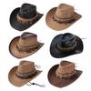 Элегантная шляпа хомбург, шляпа-котелок, костюм ранчера для мероприятий на открытом воздухе