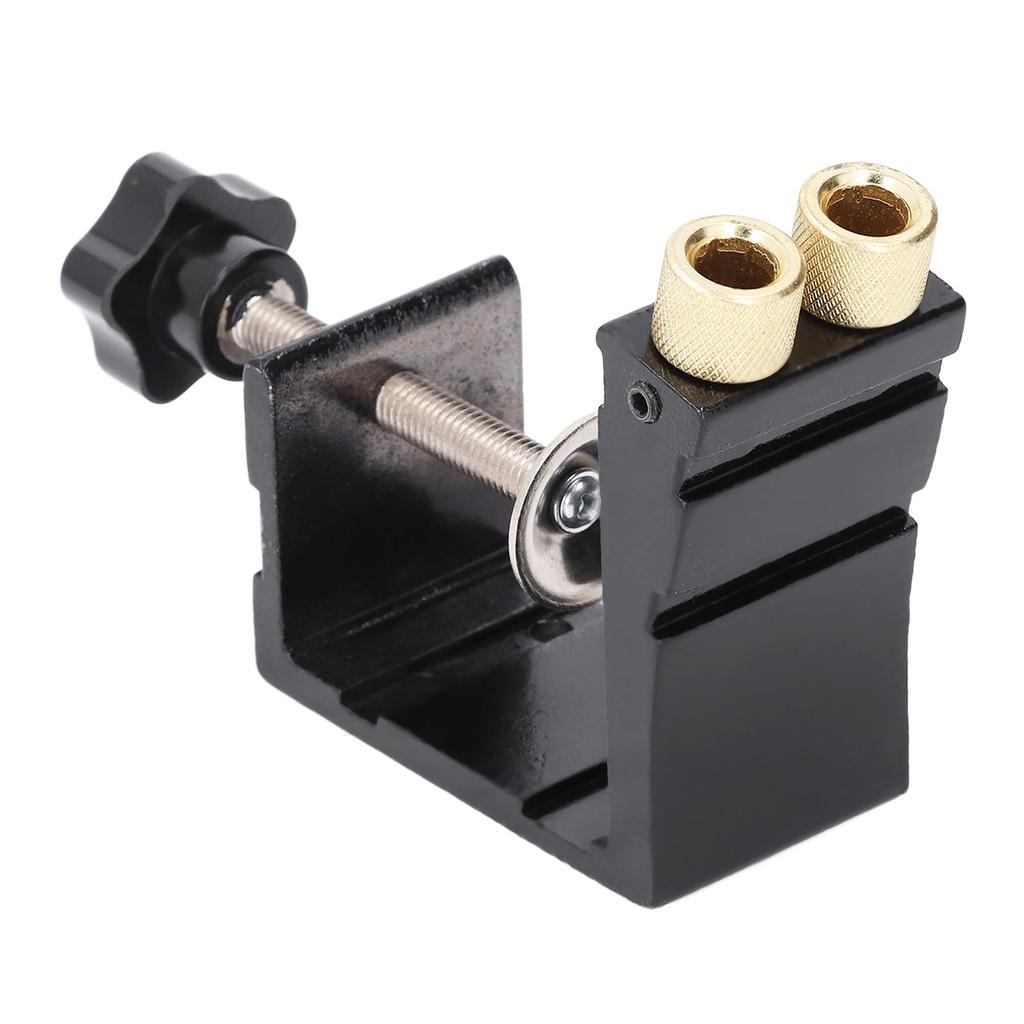 Черный наклонный позиционер для сверления отверстий из алюминиевого сплава, мини-набор кондукторов для потайных отверстий для DIY-проектов