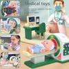 Детский набор врача с настоящим компьютерным томографом, стетоскопом, медицинскими инструментами, обучающий ролевой набор игрушек для мальчиков и девочек 3-6 лет