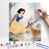 Disney Snow White and deer digital oil painting hand painting kit diy home decoration