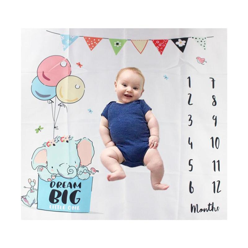 Горячий! Ткань для детской фотографии, одеяло для ежемесячного роста, реквизит для фотосъемки, фон