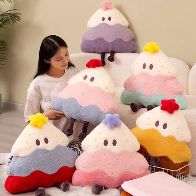 Девочки Сердце Мягкий Торт Дерево Подушка Одеяло Плюшевая Игрушка Сосна Кукла Девочки Офис Одеяло для Сна Тряпичная Кукла