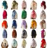 Long Tassels Neckerchief Solid Color Scarf Lightweight Yet Warm Headscarf Shawl For Casual or Formal Wear Daily