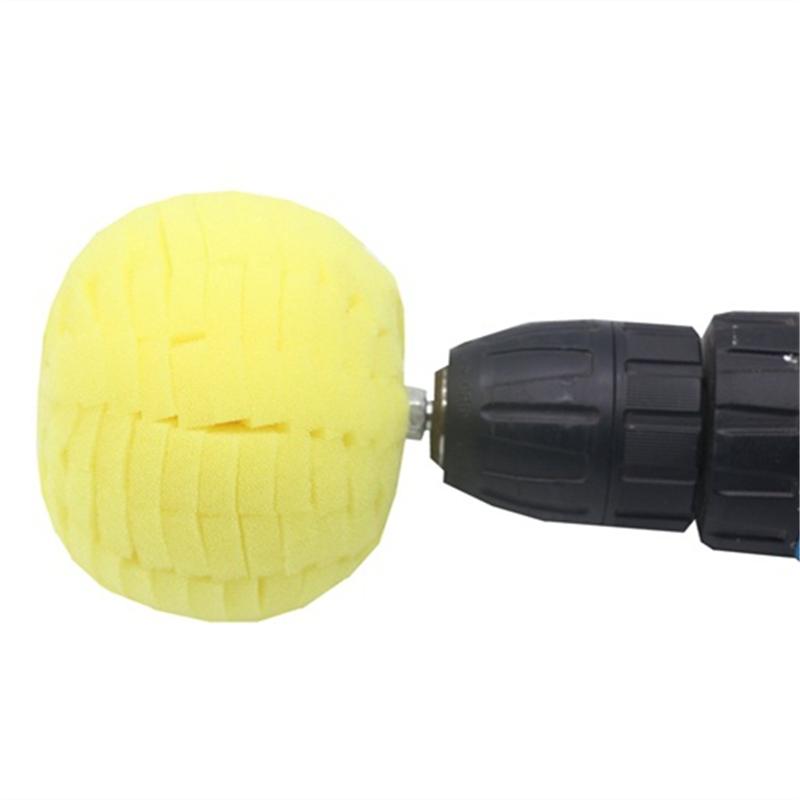 80 мм Сверло Полировальные Губки Пады Полировальный Конус Губка Шар Полировальный Набор Для Автомобильных Колесных Дисков Пад Уход За Ступицей Электроинструменты