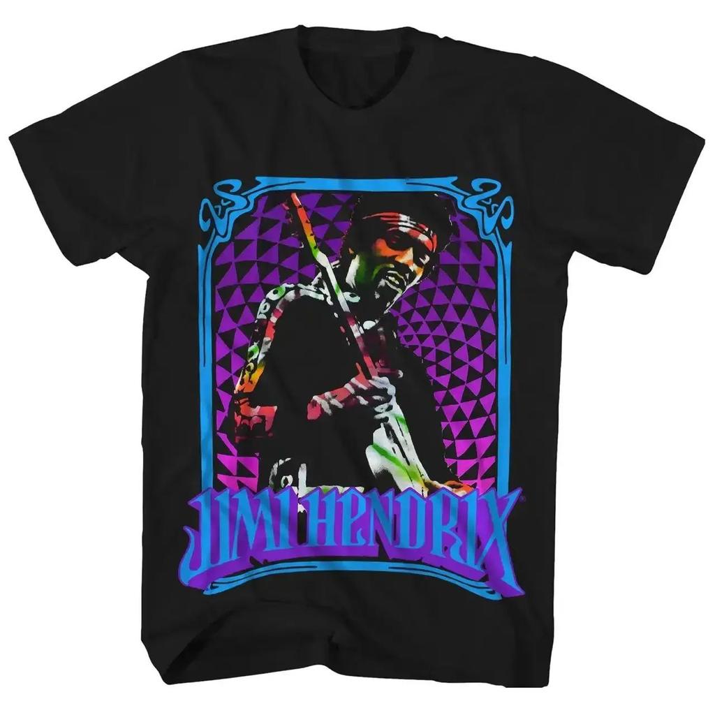 Vintage Rock Tops Jimi Hendrix Rock Musiciant Shirt 90s Y2k Tee Print Cotton Tshirts Casual Loose T Shirt Fans Gift Unisex