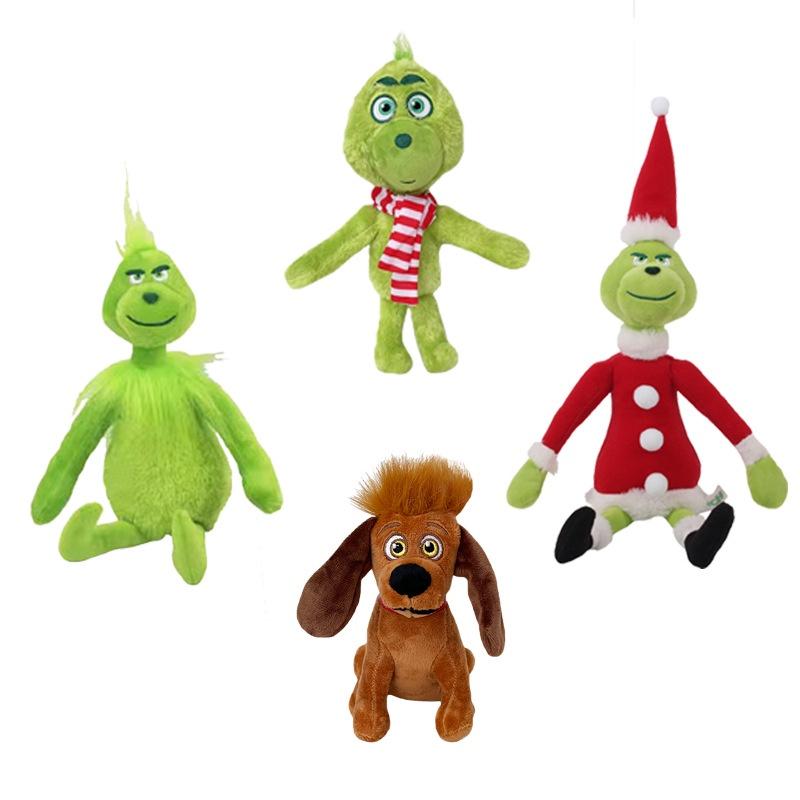 Grinch Christmas Green Geek Plush Toy Green Monster Doll Gift for