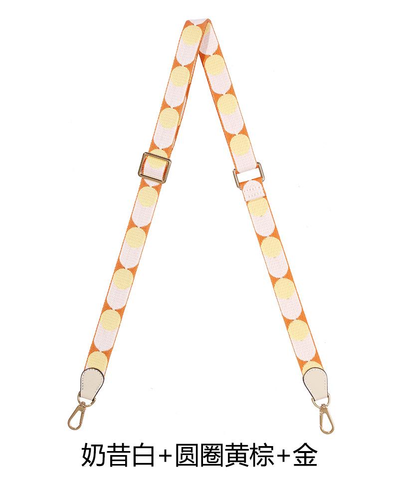 Paired With Longxiang Bag H Evelyn Lunch Box Adjustable Canvas Webbing Shoulder Strap Women's Crossbody Polka Dot DIY
