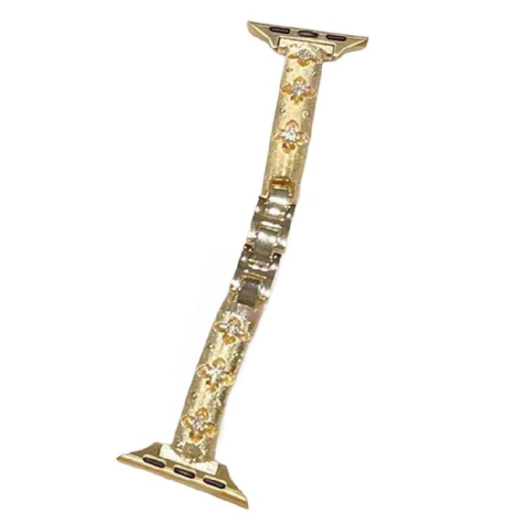 Quick Change Metal Watch Straps with Crystal Detailing for 38/40/41/42/44/45/49mm Multiple Device Size