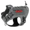 Dog Ultra Lightweight Tactical Harness with Handle and 2 Mesh Nylon Harness for Reduces MOLLE Velcro Attachment Can Attach Name Gentle On