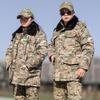 Мужское зимнее камуфляжное пальто, защищающее от холода - Теплое утепленное пальто для температур до -40°C
