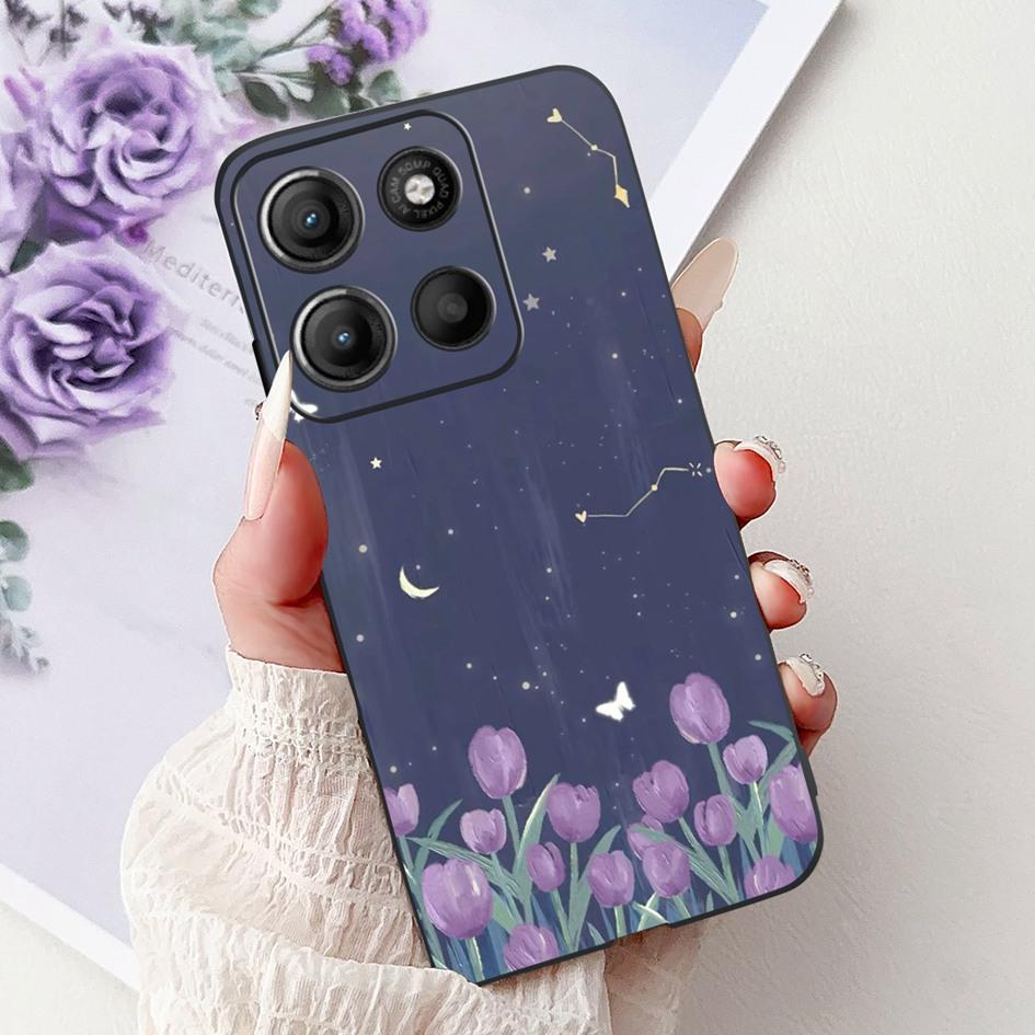 Силиконовый чехол для Motorola Moto G15 G75 2024 Cover Милый Панда Лев Ударопрочный ТПУ Чехлы для телефона Для MotoG15 MotoG75 G 75 G 15 Etui